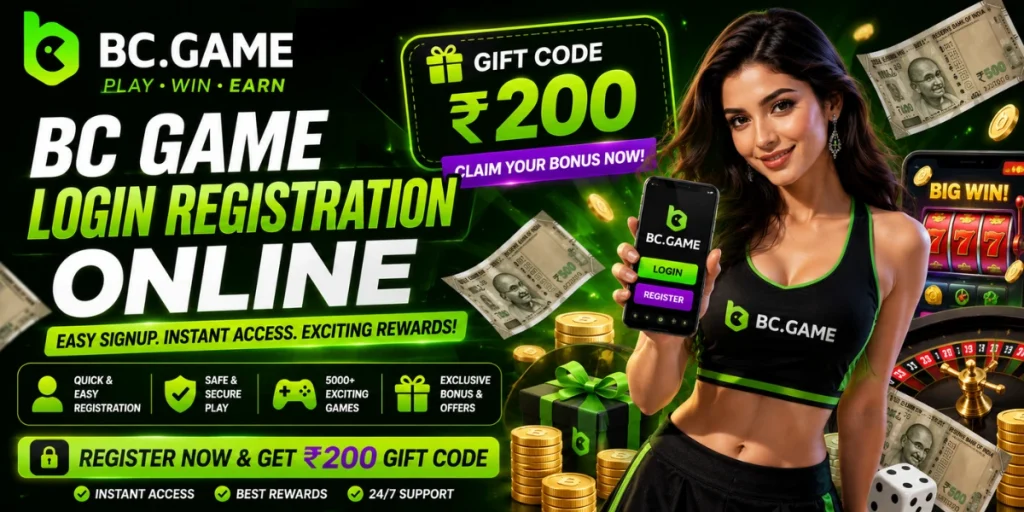 BC Game Login Registration Online